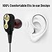 KURSO Compatible For Iphone Samsung Android Earbuds Ear Buds in Ear Headphones Wired Earphones Microphone Mic Stereo Volume Control Waterproof Wired Earphone KURSO [DUAL DRIVER]thumb 3