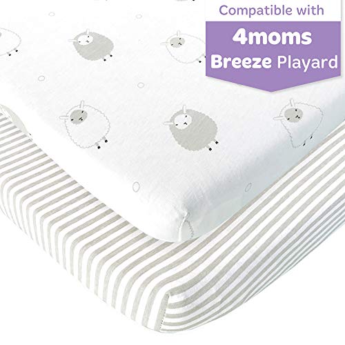 4moms breeze plus playard sheets