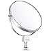 Neewer 8 inches/20 Centimeters Glass Double-Sided Selfie Magnified Circular Makeup Mirror with Adapter for 18 inches Ring Light, Selfie, Portrait, Makeup
