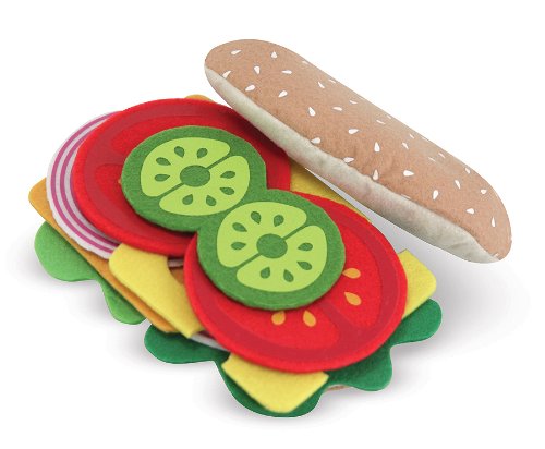 Melissa & Doug 13954 Felt Food Sandwich Set