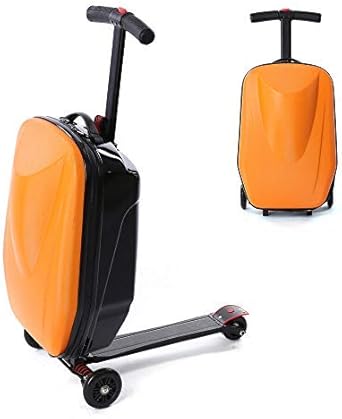 luggage with scooter