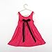 Gotd Baby Girls Sleeveless Sundress One Piece Bowknot Summer Tutu Dress Hot Pink (2-3Y)