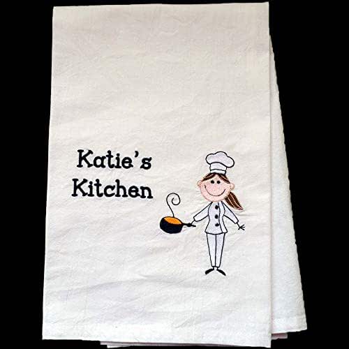 Personalized Kitchen Towel with Chef Design, Top Quality