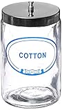 Grafco Labeled Glass Sundry Jar - Cotton with