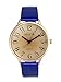 Geneva Women Big Dial Leather Brand Bracelet Wrist Watch Wholesales 6 Pcs Fiiliip(Mixed Color)