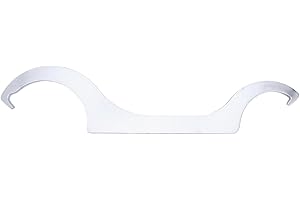 aqxreight Motorcycle Shock Spanner Chrome 68 87mm Double Ended C Spanner Shock Adjustment Tool for Street Bike ATV