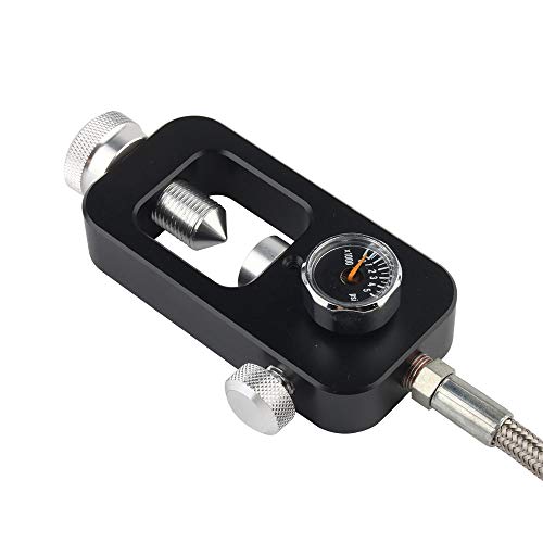 HPDMC DIN Valve Scuba Refill Station 4500psi Stainless Steel Braided PCP Paintball HPA Tank Charging System
