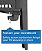 Mount-It! Tilting TV Wall Mount Bracket for 32-65 inch LCD, LED, Plasma Flat Screen TV| Universal Heavy Duty Television Mount with 175 lbs Load Capacity | 15 Degree Tilt, Max VESA 600x400