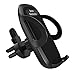 Beam Electronics Universal Smartphone Car Air Vent Mount Holder Cradle Compatible with iPhone Xs XS Max XR X 8 8+ 7 7+ SE 6s 6+ 6 5s 4 Samsung Galaxy S10 S9 S8 S7 S6 S5 S4 LG Nexus Sony Nokia (Black)