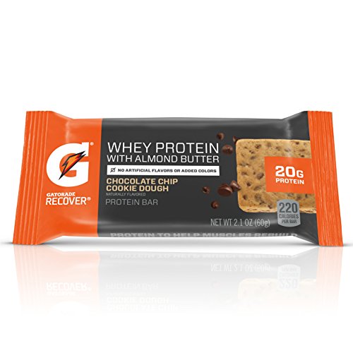 Gatorade Whey Protein with Almond Butter Bars, Variety Pack, 2.0 oz