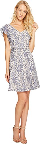 knee length dresses for ladies Women's Lace Dress,Navy – All Brands Factory Outlet main image 1