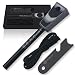 Ferro Rod Fire Starter - Ferrocerium Rod Survival Kit Gift Box - 3 in 1 Magnesium Flint and Steel Set with Paracord & Scraper - Lightweight Emergency Campi (Black/White, 4 1/2 Inch)