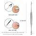 HeyBeauty Blackhead Remover Tools Kit with 10 PCS Alcohol Cotton Pads, Professional 5 in 1 Whiteheads Blemish Comedones Acne Zit Pimple Treatment Tools