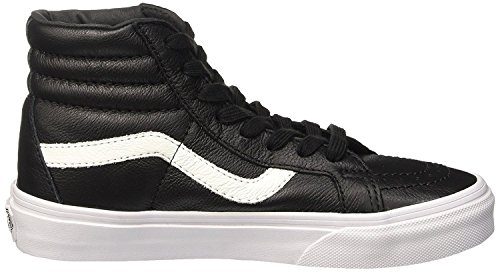 Vans Womens Sk8-Hi Reissue Sneakers (Premium Leather) Black Womens 5.5