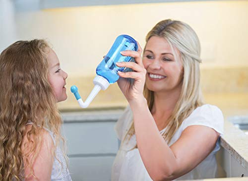 Maoever Neti Pot Sinus Rinse Bottle Nose Wash Cleaner Pressure Rinse Nasal Irrigation for Adult & Kid BPA Free 300 ML… - Image 4