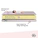 Serta Sertapedic Petals Dual Sided Premium Recycled Fiber Core Crib and Toddler Mattress - Waterproof - GREENGUARD Gold Certified - Trusted 7 Year Warranty - Made in USA, Pink