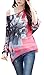 iNewbetter Womens Floral Print Batwing Sleeve Boho Blouse Chiffon Poncho Summer Tunic Tops PP-376