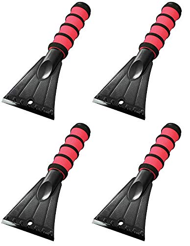 Mallory S24-994 Maxx XS 10" Ice Scraper with Foam Grip - 4 Count