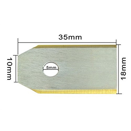 Migavan Lawn Mower Blades,30pcs Anti Rust Stainless Steel Garden Mower Replacement Blade with Screws for Husqvarna Automower Silver