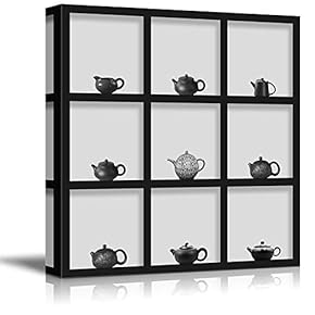Canvas Wall Art Ceramic Jug Pictures Home Wall Decorations for Bedroom Living Room Paintings Canvas Prints Framed - 12x12 inches