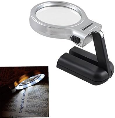 StarsourceMultifuntional 3 X 10 LEDs Magnifier Foldable Magnifier Loupes Vision Care Gift Lens 74mm