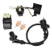 HIAORS 6PIN AC CDI Ignition Coil Relay Fuel Filters for Tomberlin Crossfire 150R Spiderbox 150cc Go karts Parts GY6 150cc Engine Scooter Moped Hammerhead GTS American Sportworks 150