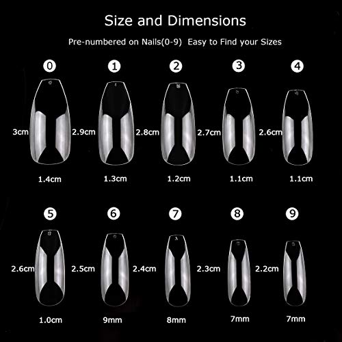 4 Makartt+500pcs+Coffin+Ballerina+Acrylic