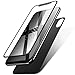 iPhone X Screen Protector, KuGi [ Front & Back Glass film suit ] Ultra-thin Toughened 9H Hardness HD Clear & Premium Full coverage Tempered Glass Screen protector for iphone x edition. (Black)