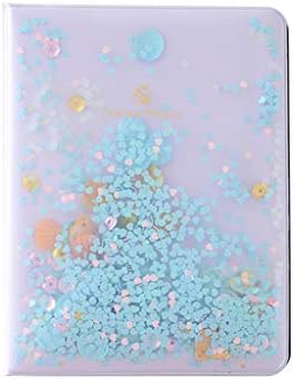 Liaobeiotry 64 Pockets 3 Inch PVC Quicksand Sequin Photo Book Album for Photo Album Handmade Memory Scrapbook Couple Birthday Photo Albums