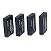 Anbee 3.7v 700mAh LiPo Battery 4pcs + Multi Charger Plate Combo for Parrot Minidrones Swing/Mambo FPV - Fly - Mission/Airborne Cargo/Airborne Night/Jumping Race/Jumping Night Drone
