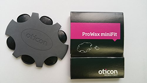 Prowax MiniFit Replacement Wax Guards by Oticon, 3 Packs of 6 Filters