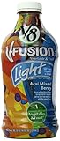 V8 V-Fusion Light, Acai Mixed Berry, 46 Ounce (Pack of 6)