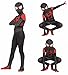 Riekinc Superhero Zentai Bodysuit Halloween Kids Cosplay Costumes, Bodysuit and Mask, Kids-X-S(Height:37-42Inch)