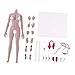 Flameer 1:6th Super-Flexible Female Stainless Steel Body with Hands Feet for Phicen Figure Doll Toy New Wheat Skin