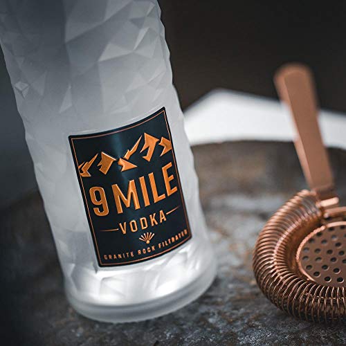 9 MILE Vodka 3 x 0,7 Liter (37,5% Vol.) - inkl. LED-Beleuchtung - Granite Rock Filtrated Premium Wodka - 4-fach… – Bild 5
