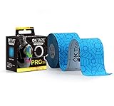 OK TAPE Pro2.0 Kinesiology Tape Roll Provide Pain Relief Muscle Sports Athletic Tape Waterproof Non-Latex Tape,Blue+Blue 2