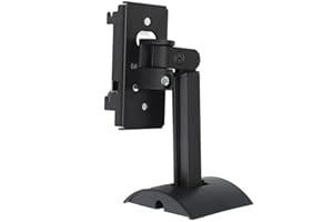 Emiif Wall Mount for Bose UB-20 II, ST535, ST525 Speaker, Space-Saving ABS Holder in Black or White(Black)