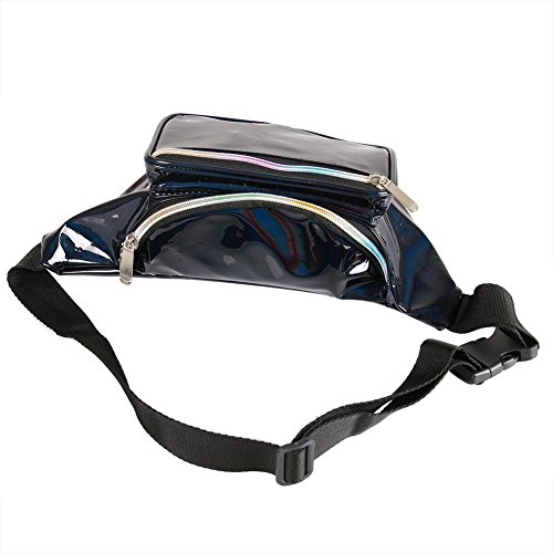 3 Holographic+Fanny+Pack+Women+Adjustable