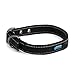Max and Neo MAX Reflective Metal Buckle Dog Collar - We Donate a Collar to a Dog Rescue for Every Collar Sold (Medium, Black)