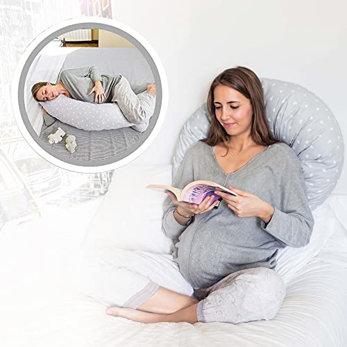 Bamibi® Pregnancy Pillow Full Body Support Maternity Pillow for Sleeping Providing Support