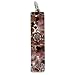 GlassOfVenice Murano Glass Venetian Reflections Stick Pendant - Purple Silver
