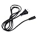 Figure 8 shape AC Power cord cable W/O Polarized - 6ft (Black)