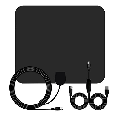 Tv antenna, 50 mile hdtv antenna indoor long range ampl…
