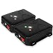 Loraffe Under Hood Rodent Repeller Battery Operated Ultrasonic Car Rat Repellent Mice Deterrent Keep Animal Away from Car with Ultrasound and LED Flashlights Rodent Defense Vehicle Protection, 2 Pack