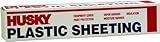 Husky Plastic Sheeting Black 4ml 12ft x 100ft