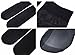 TRY ON SOCKS PEDS FOOTIES DISPOSABLE SOX WOMENS MENS set of 200pcs (black color-20 pair)