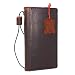 Genuine Full Leather Case for Samsung Galaxy Note 5 Book Pro Wallet cover slim brown Handmade Retro thin DavisCase