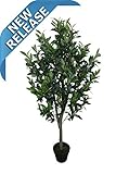 AMERIQUE 4 Feet Gorgeous & Lifelike Olive Tree