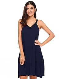 Ekouaer Womens vestido sin mangas de noche verano