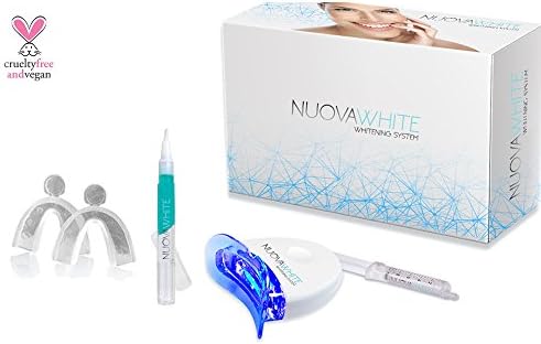 NUOVAWHITE Sensi Safe Whitening System, Teeth Whitening, Gel pen, Enamel Repair